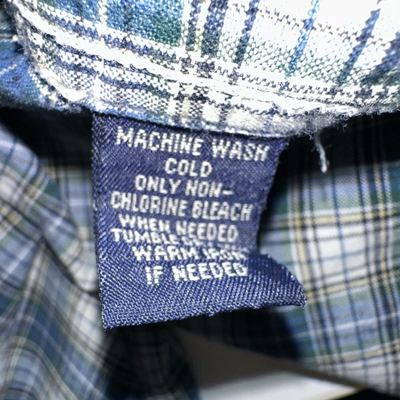 American Eagle Outfitters Men’s Shirt Small Multicolor Long Sleeve Button Down - Picture 10 of 10